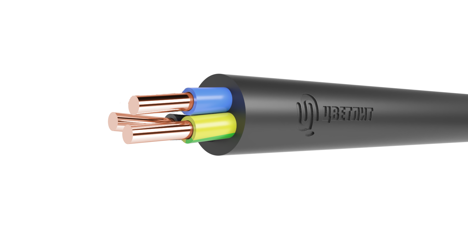 Кабель силовой ВВГнг(А)-LSLTx 3х2,5ок(N,PE)-0,66 100м тртс