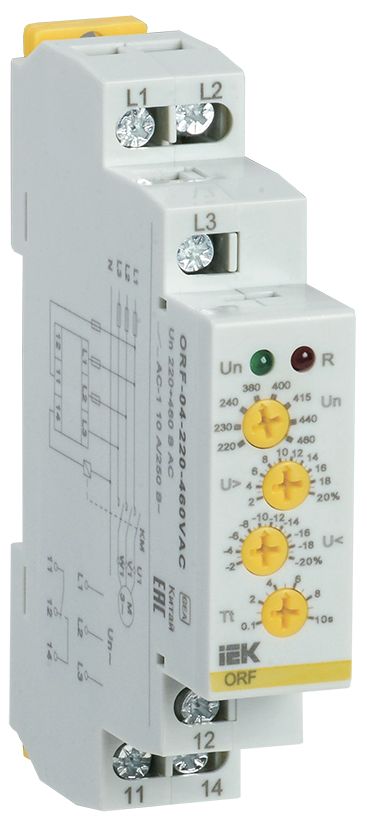 Реле контроля фаз ORF-04 трехфазное 220-460В AC