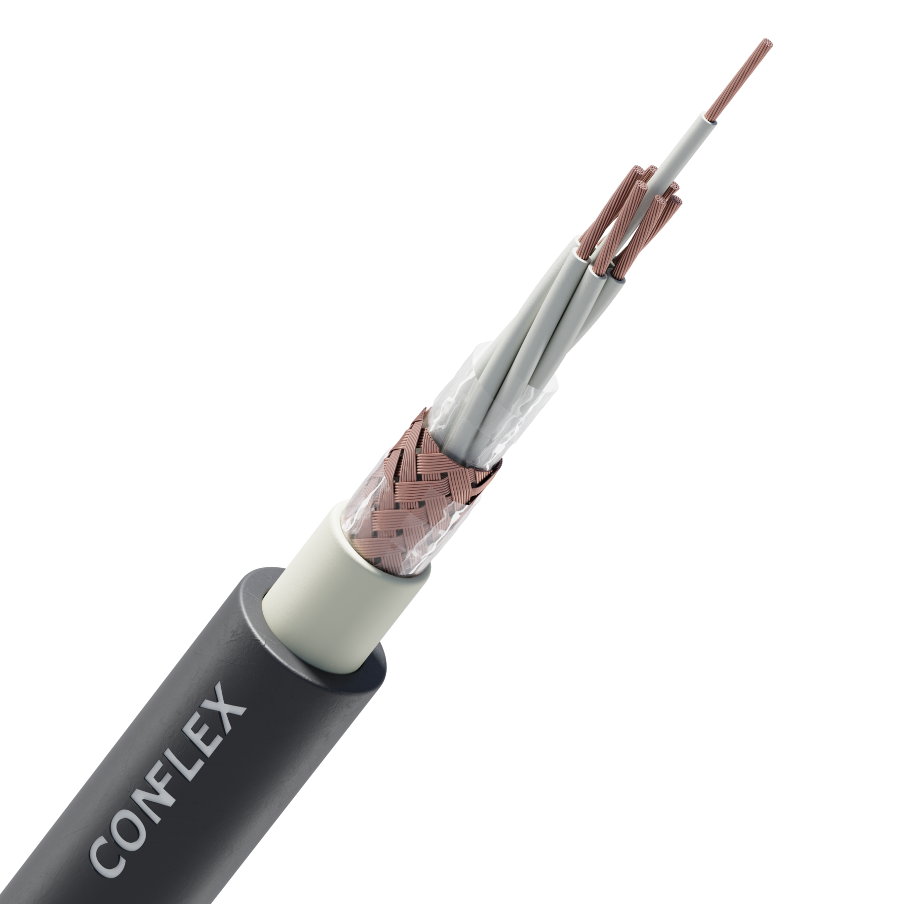 Кабель монтажный CONFLEX МКЭШВнг(А)-LS 7х0,75 тртс