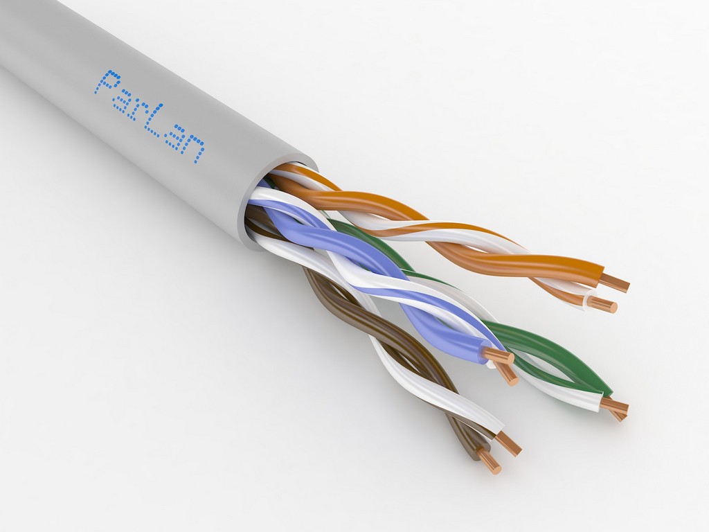 Витая пара ParLan U/UTP Cat 5e PVCLS нг(А)-FRLS 4х2x0.52