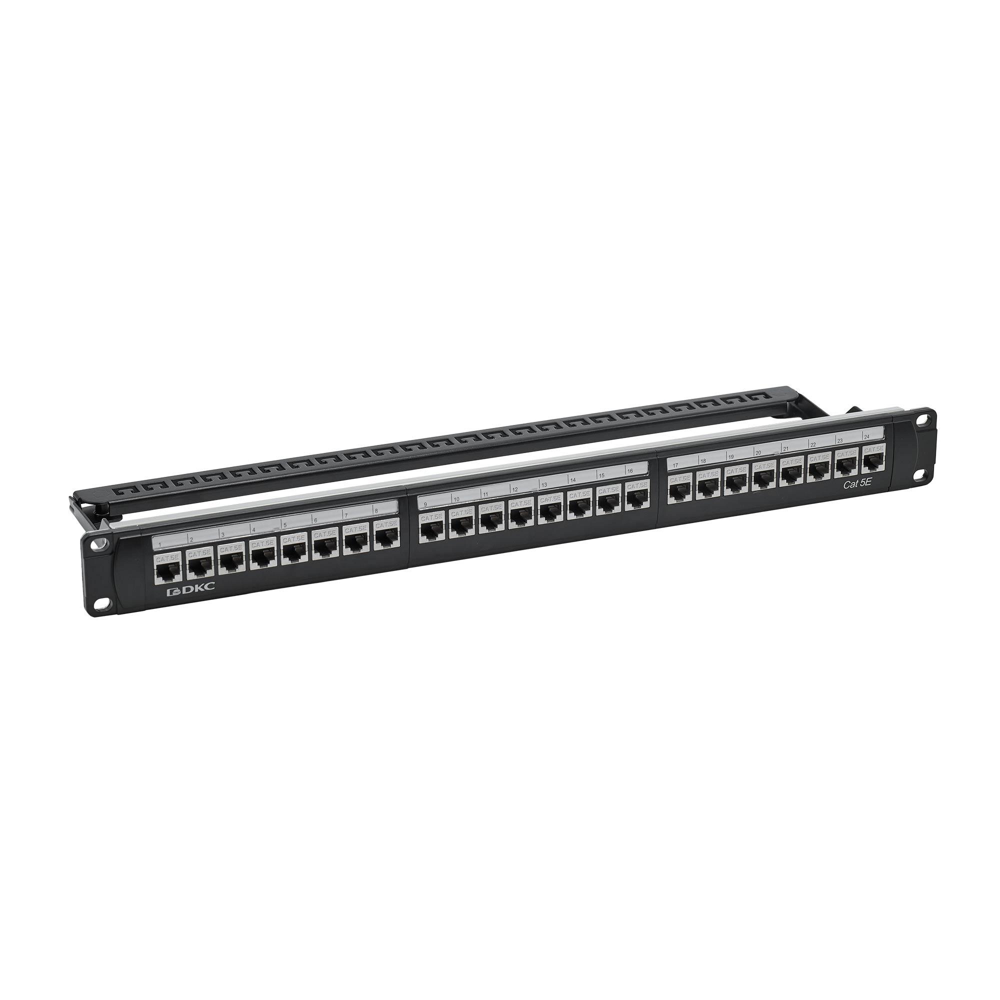Патч-панель 191UCAT5E 24 модуля RJ45 экранированная