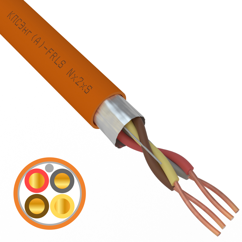 Кабель огнестойкий КПСЭнг(А)-FRLS 2x2x0,75 кв.мм, 200 м,