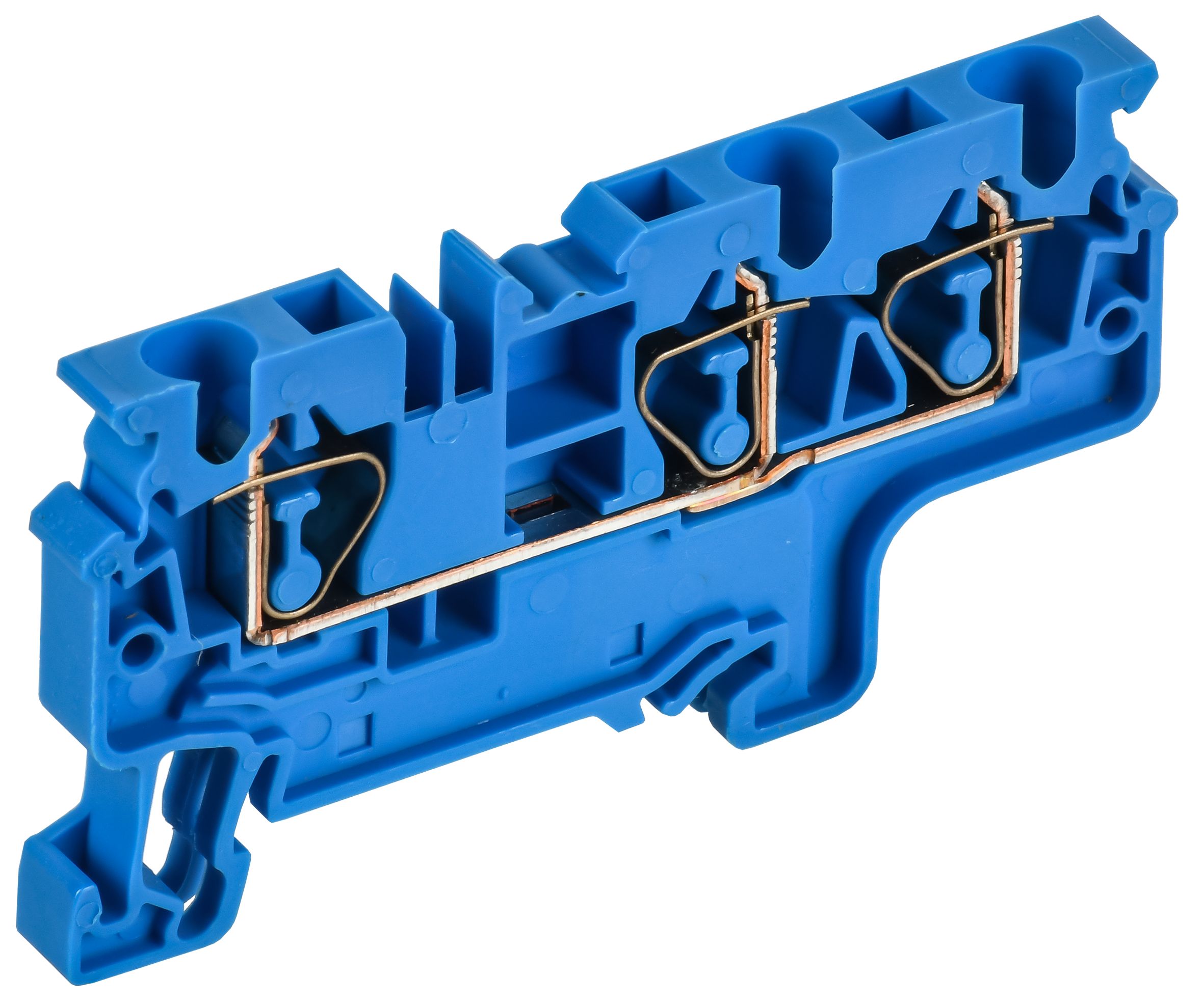 ARMAFIX Клемма пружинная CX4-3 BU 4мм2 трехконтактная синяя