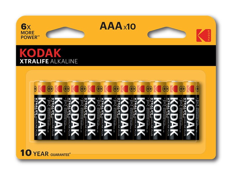 Батарейка LR03-8+2BL XTRALIFE Alkaline [K3A-8+2] (120/480/38400)