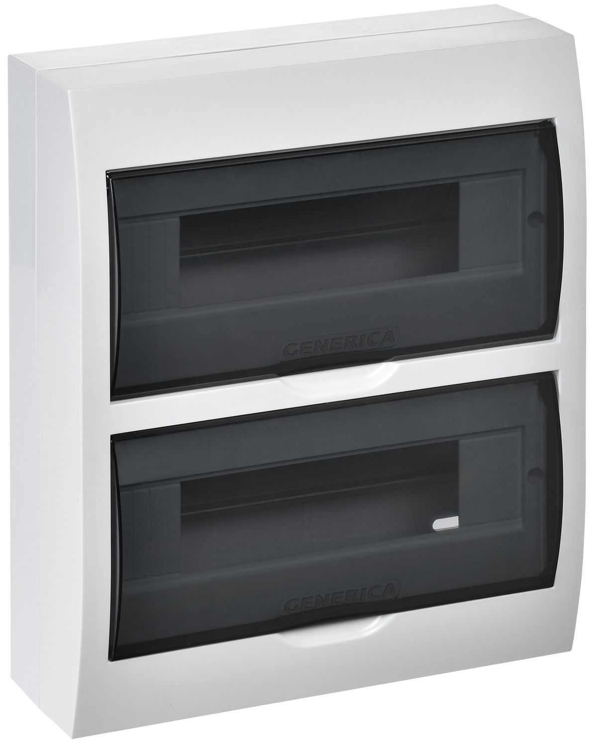 Корпус пластиковый ЩРН-П-24 черная прозрачная дверь IP41
