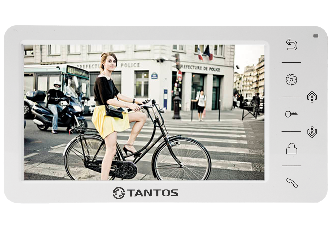 Монитор видеодомофона Tantos Amelie (White)
