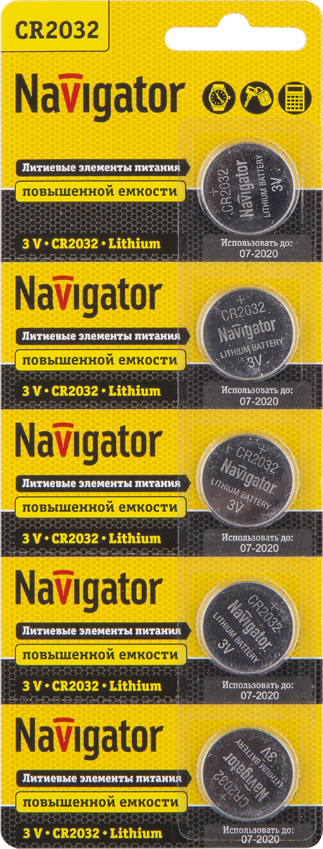 Батарейка NBT-CR2032-BP5
