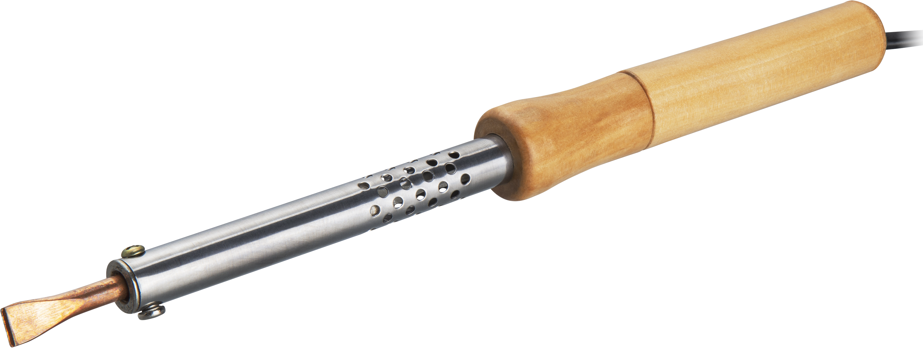 Паяльник онлайт 90 222 OSE-Pes06-60W-CP (дерево, клин прямой)