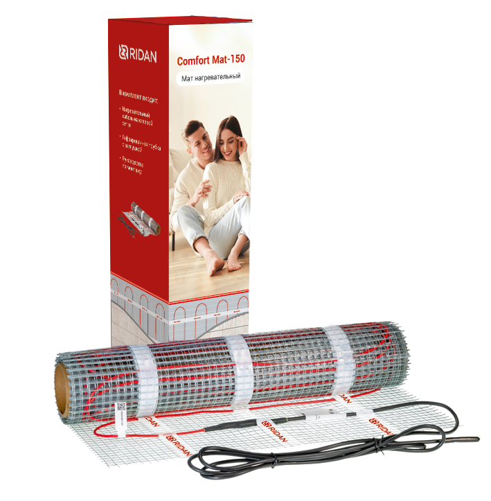 Мат нагревательный (теплый пол) Ridan Comfort Mat-150 450 Вт 230 В 3 м2