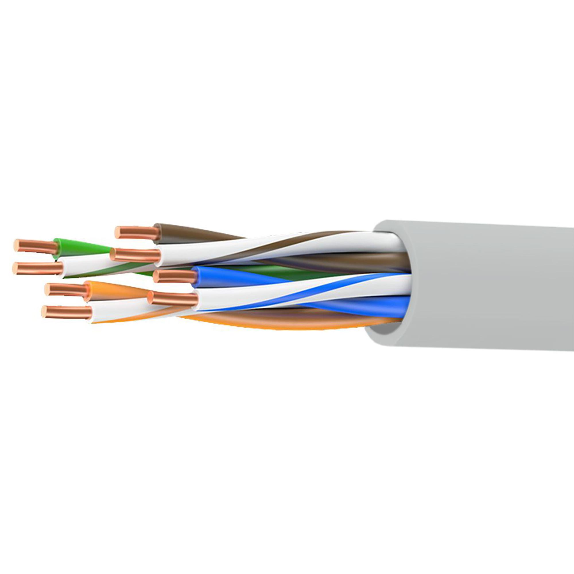 Витая пара U/UTP кат. 5E, 4 пары, нг(А)-HF, коробка 305 м