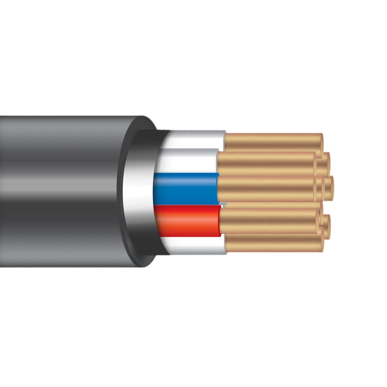 Кабель контрольный КВВГЭнг(А)-LS 10х0.75 тртс