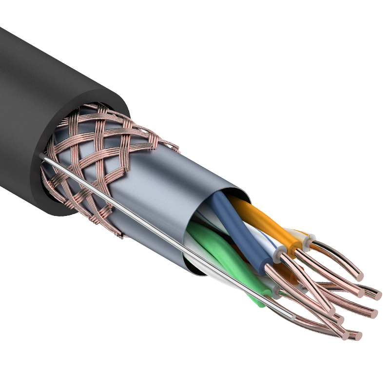 Витая пара SF/UTP 4PR 24AWG CAT5e OUTDOOR бухта 305м