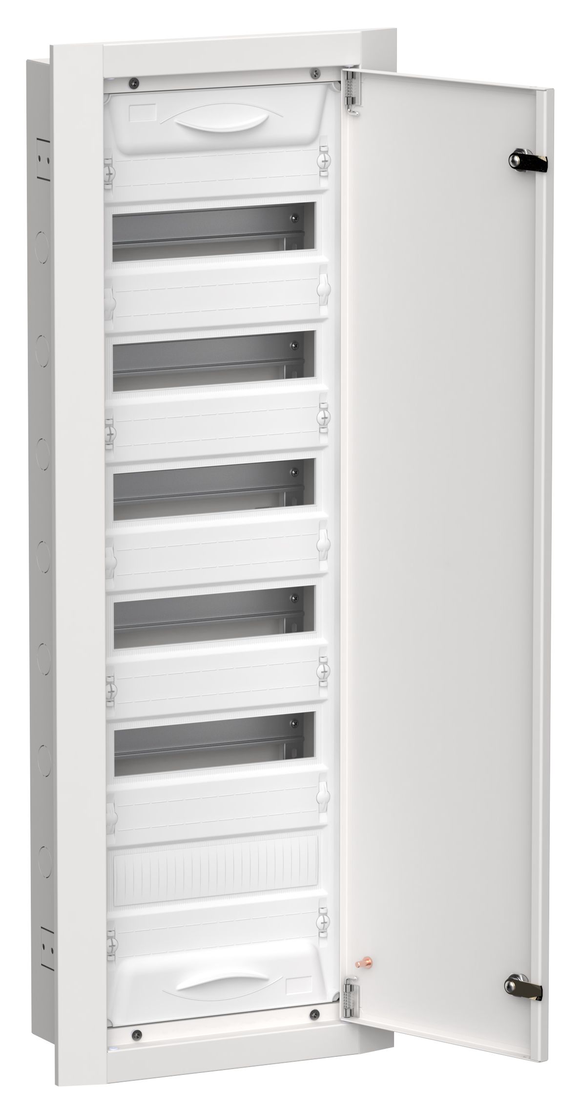 Корпус металлический ЩРв-72 (1х72) 1005х365х130мм IP31 белый (одна дверь) TITAN 5