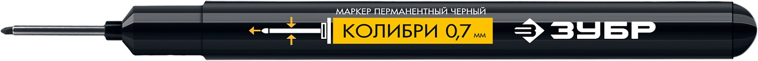 Маркер перманентный для отверстий колибри черный, 0.7-1 мм