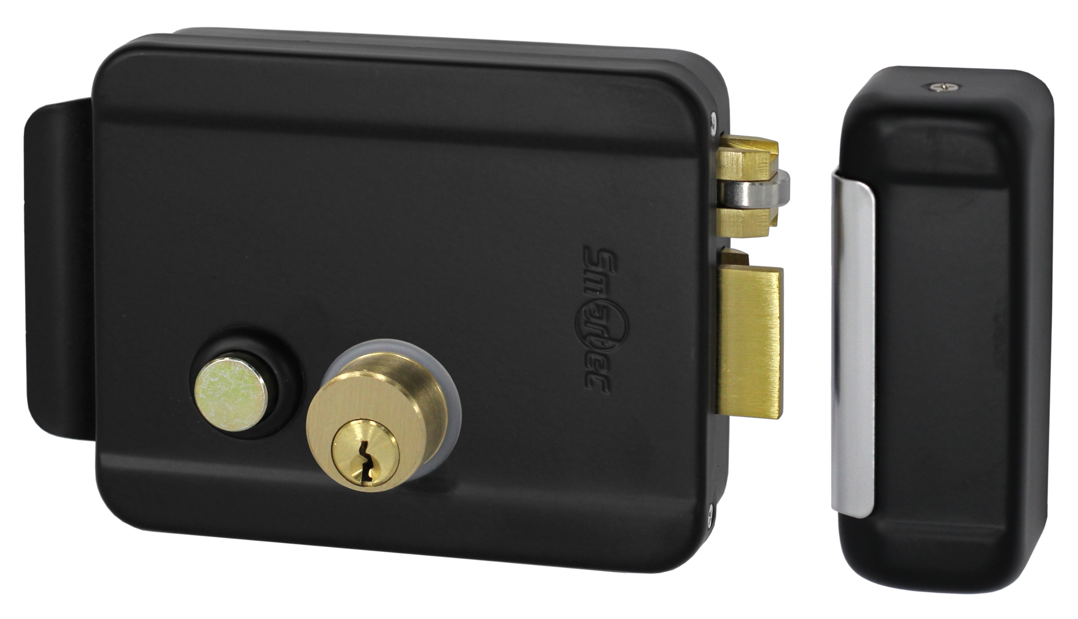 Замок электромеханический накладной Smartec ST-RL073DI-BK