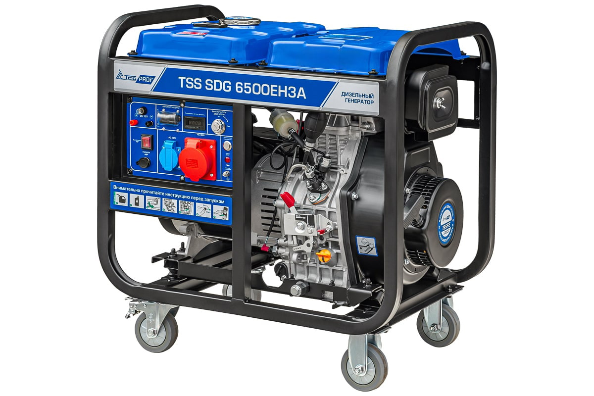 Дизель генератор TSS SDG 6500EH3A