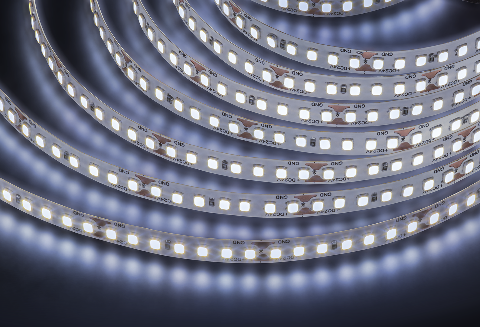 Лента светодиодная 14Вт/м 24В 6000К IP20 182LED/м NLS-2835 5м