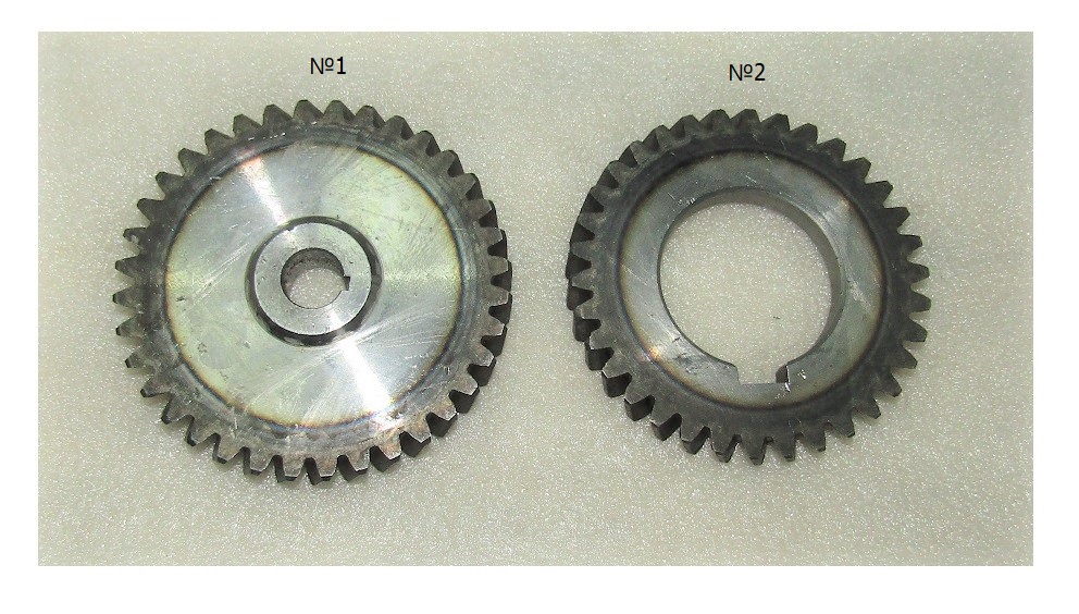Шестерни привода насоса масла TDR-K 18 4L;TDR-K 22 4L (К-т из 2 шт) /Oil pump driving and driven gea