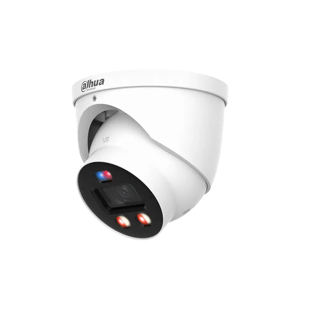 DH-IPC-HDW3849HP-AS-PV-0280B-PRO 8 Mп уличная купольная IP-видеокамера Full-color с ИИ и активным сдерживанием