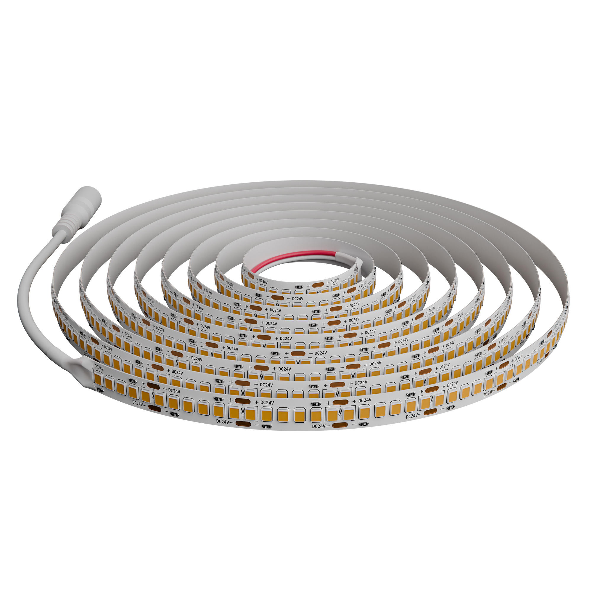 Лента светодиодная 24В 14,4 Вт/м IP20 6500К smd2835 240LED/м 1200 Лм/м 5м