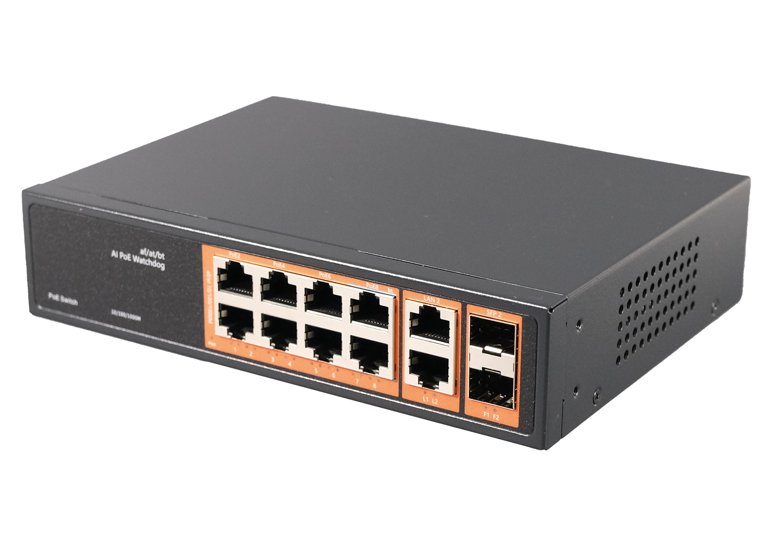 Коммутатор PoE Tantos TSn-8GP12G2S2