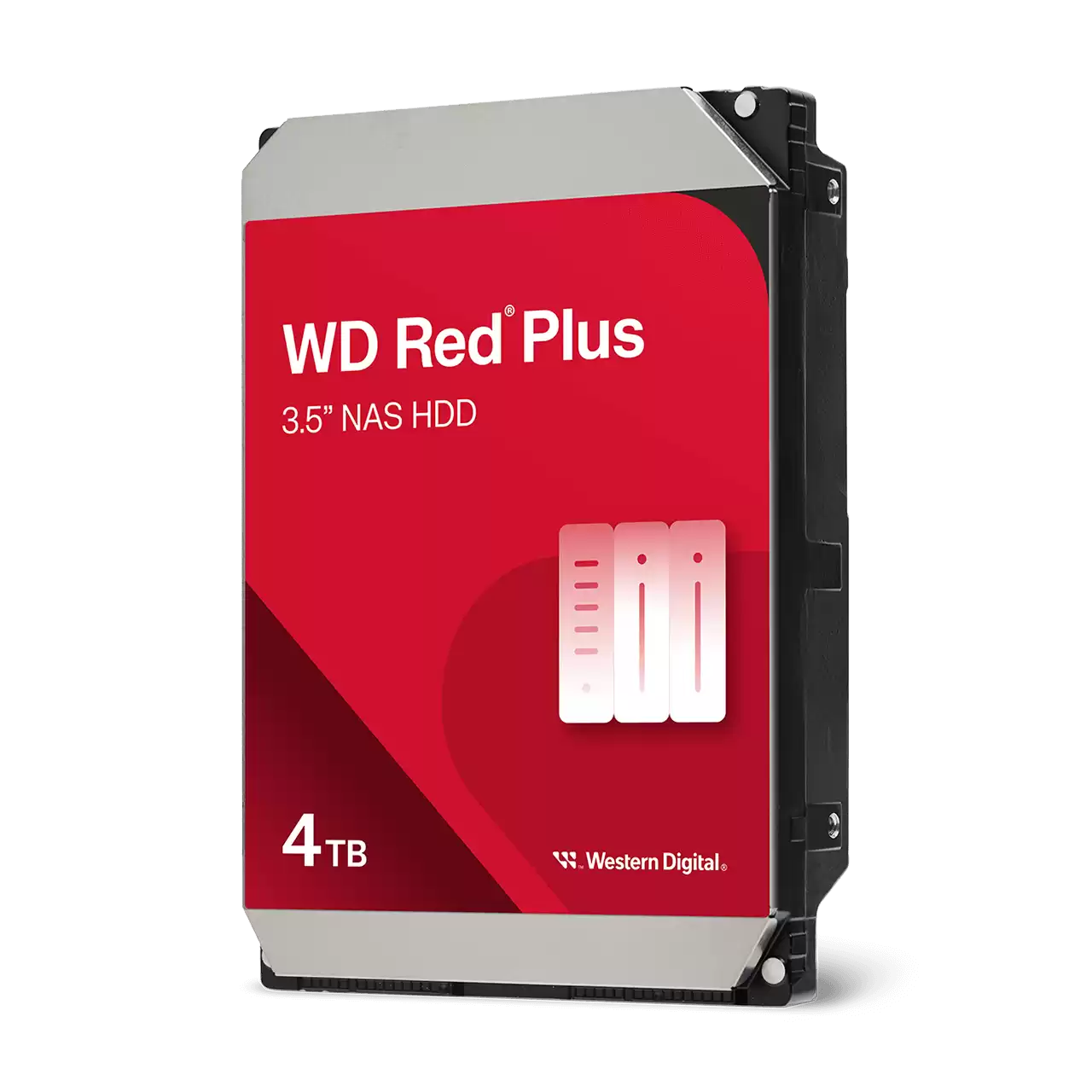 Жесткий диск 3.5'' 4 ТБ Red Plus, SATAIII, 5400 об/мин, 256 МБ