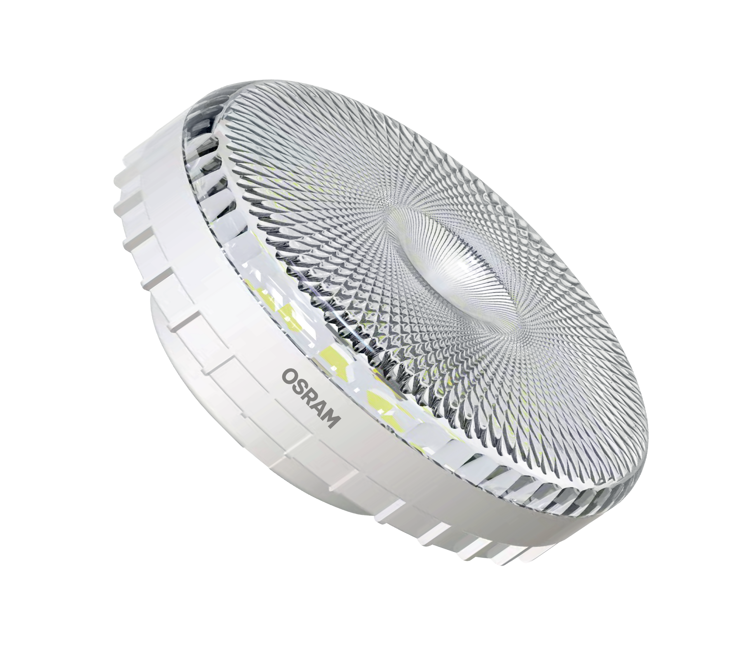 Лампа светодиодная LED 10Вт GX53 2700К 1000Лм CRI95 таблетка 170-250В (замена 100Вт) OSRAM прозрачный рассеиватель