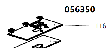 TSS DUAL DWG-500 / Position 116 The water tank door (33014-02903-00)