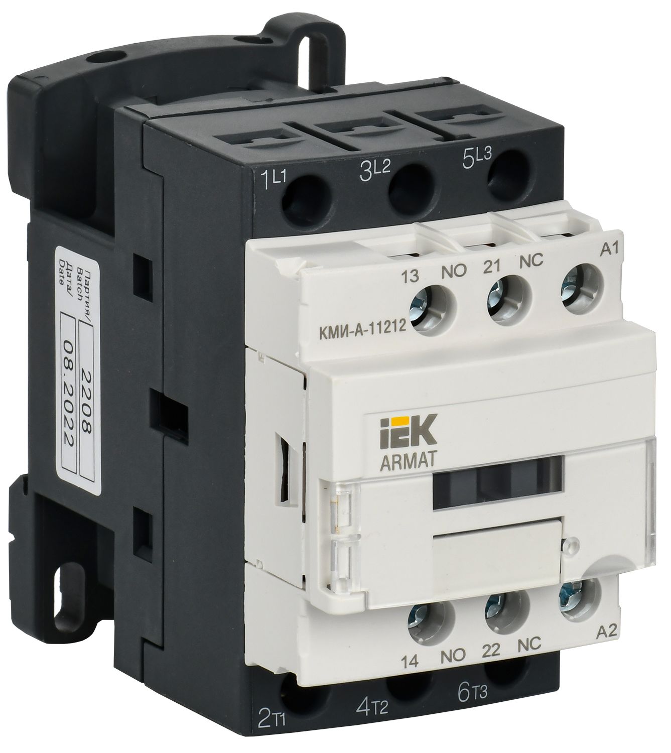 ARMAT Контактор КМИ-А-11212 LC1D 12А 230В/АС3 1NO/1NC