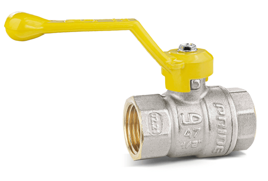 Кран шаровой латунный никелированный 11б27п Ду20 Ру40 (3/4') ВР/ВР рычаг GAS