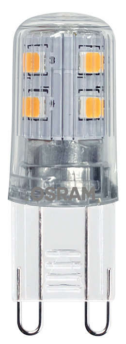 Лампа светодиодная LED 2Вт G9 4000К 250Лм CRI95 PIN 220-240В (замена 20Вт) OSRAM