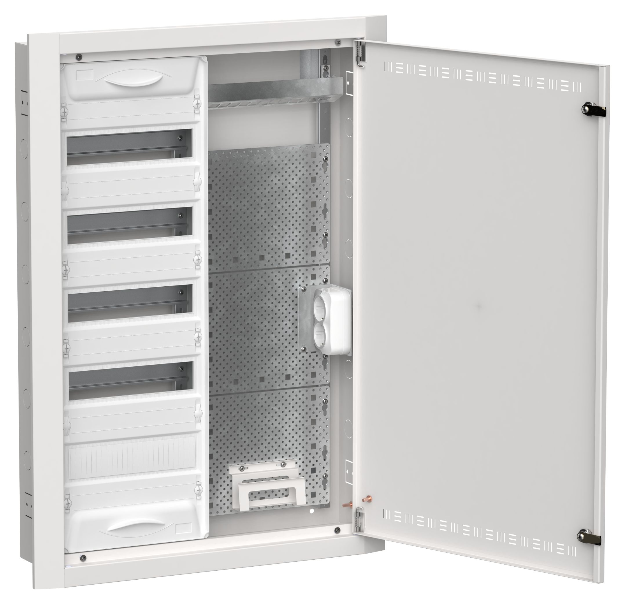 Корпус комбинированный ЩРв-60 (2х60) 880х625х130мм IP30 белый TITAN 5