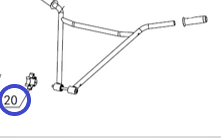 Гайка-фиксатор регулировочная TSS DMD1000H,L/Handle wheel A TSS DMD, №20 (PT3620)