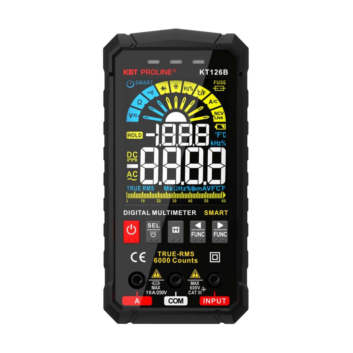 Мультиметр цифровой KT 126В серия PROLINE