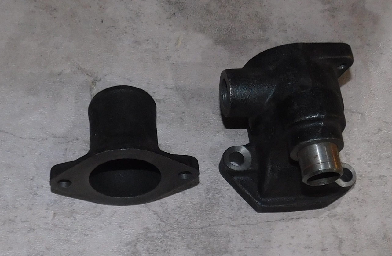 Корпус термостата в сборе с крышкой Ricardo R4105ZLDS1; TDK 56-170 6LT/Thermostat housing assembly