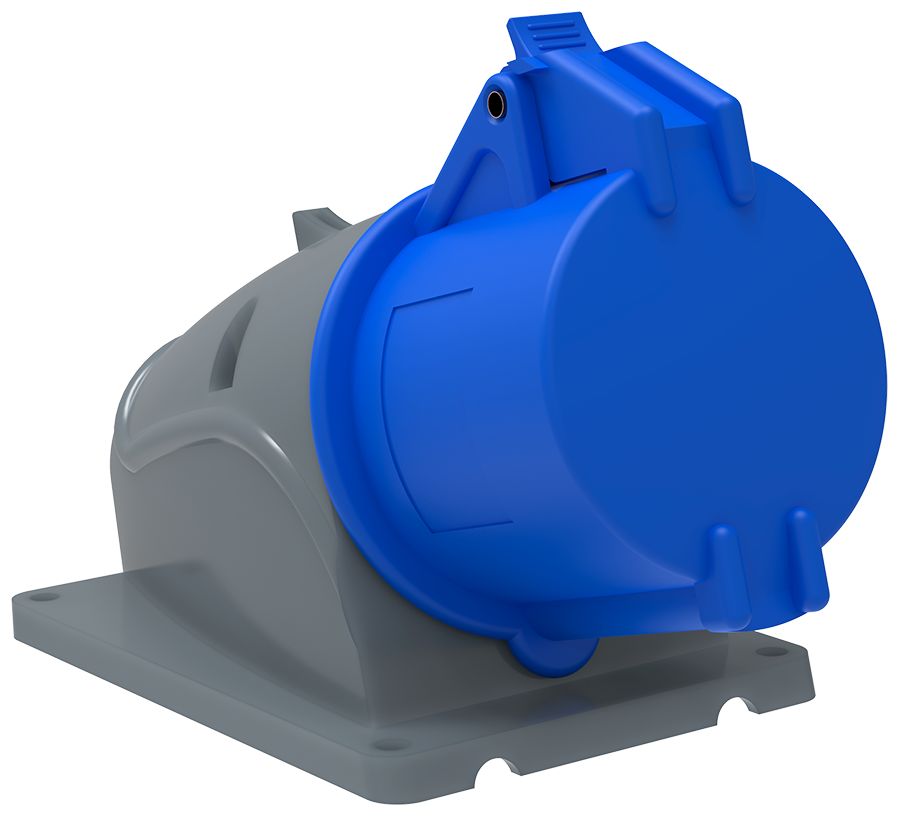 Розетка стационарная ССИ-123 32А-6ч/200-250В 2P+PE IP44 MAGNUM