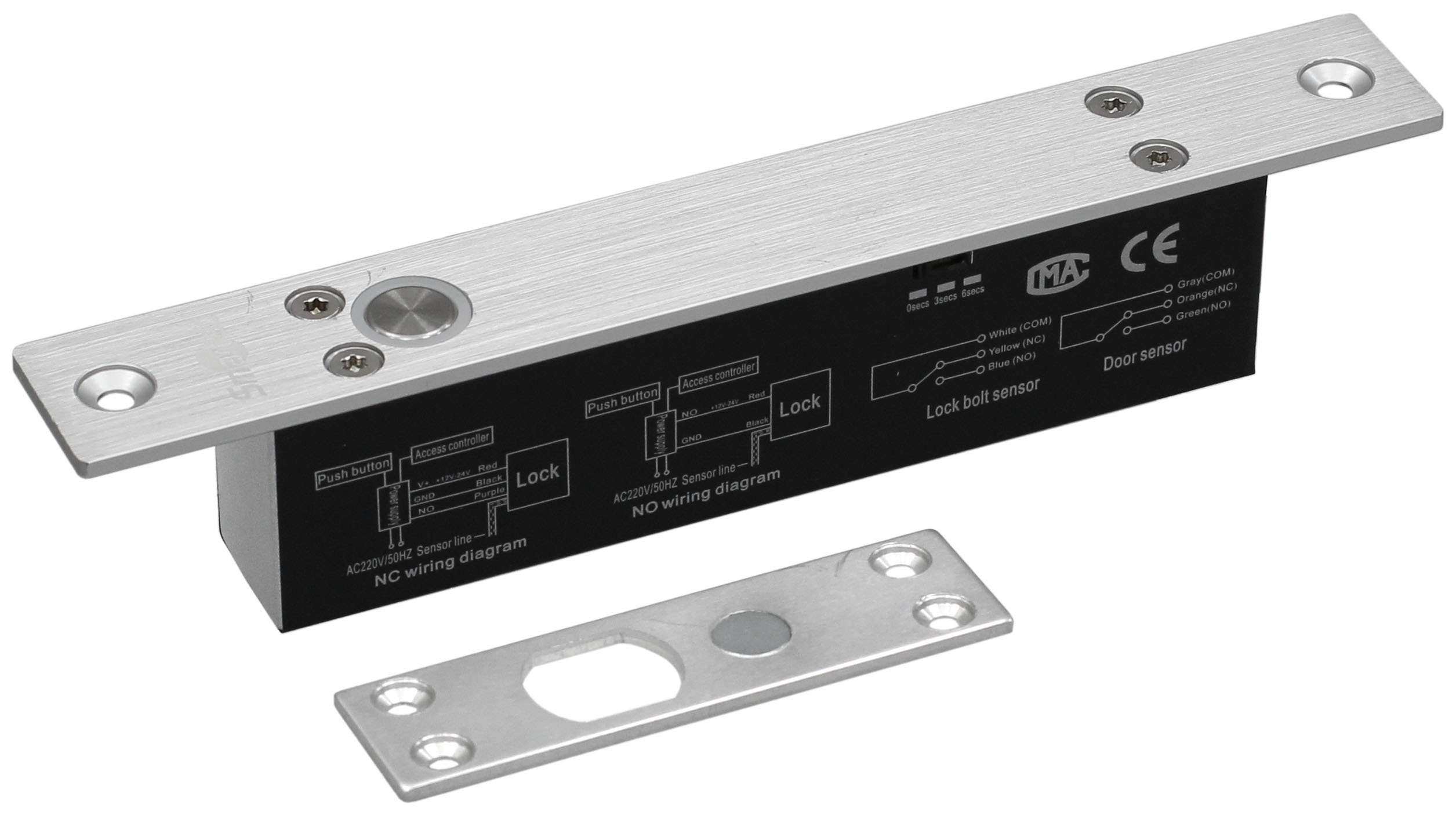 Замок электромеханический соленоидный Smartec ST-DB210DT