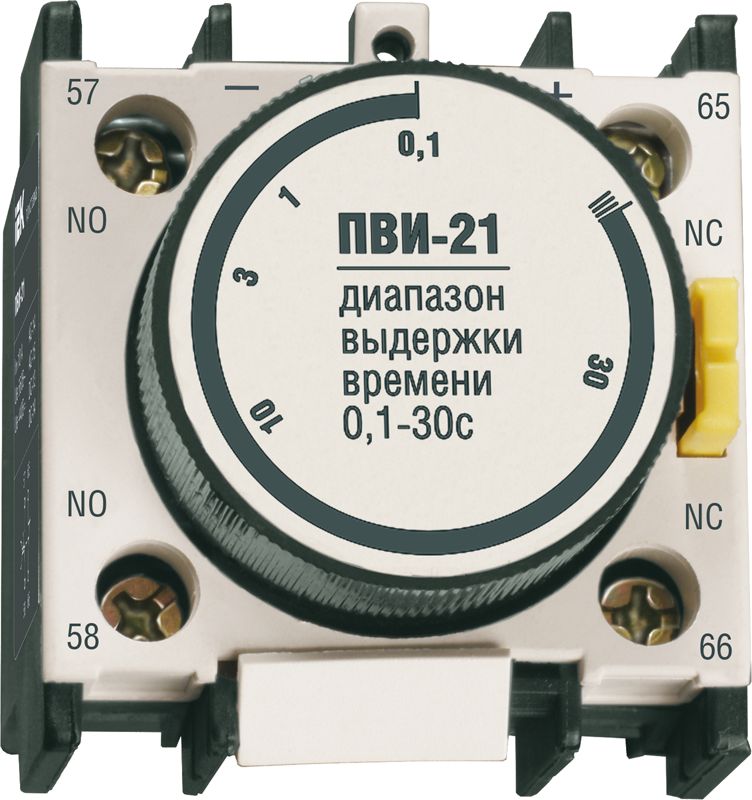 Приставка ПВИ-21 задержка на выключение 0,1-30сек 1NO+1NC