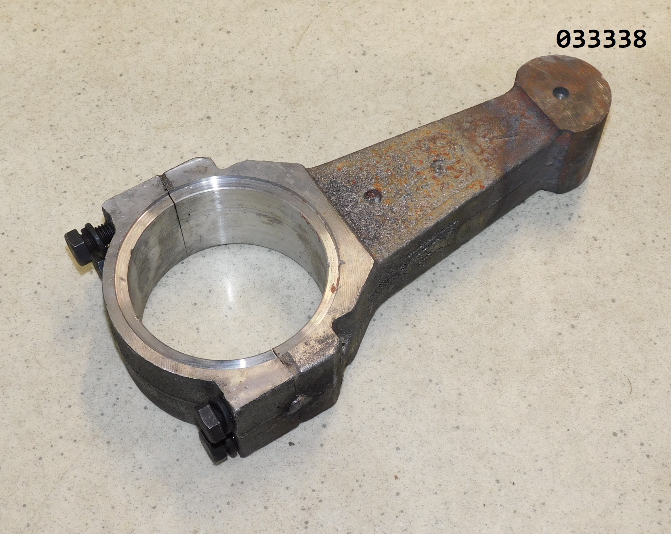 Шатун в сборе ТСС GQ 50N/connecting rod+cover of connecting rod GQ 50N, №17+№12