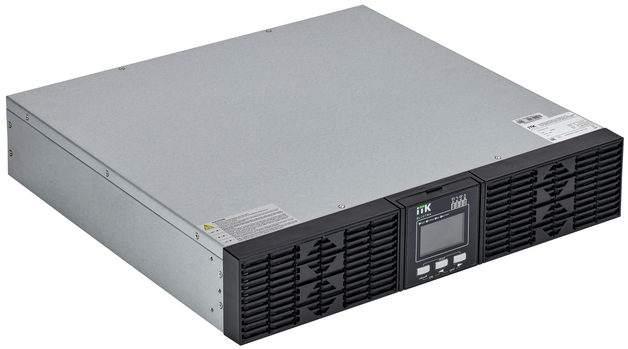 Источник бесперебойного питания Online Rackmount 3000 ВА/3000 Вт, однофазный с LCD дисплеем 96VDC без АКБ 2U с рег. з/у