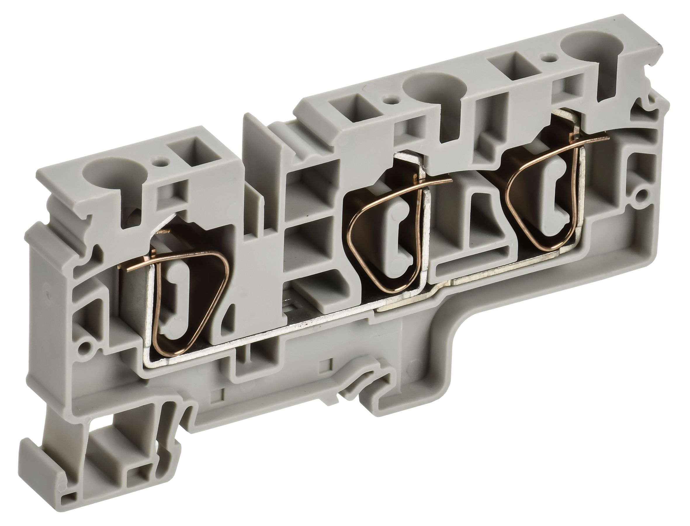 ARMAFIX Клемма пружинная CX10-3 10мм2 трехконтактная серая