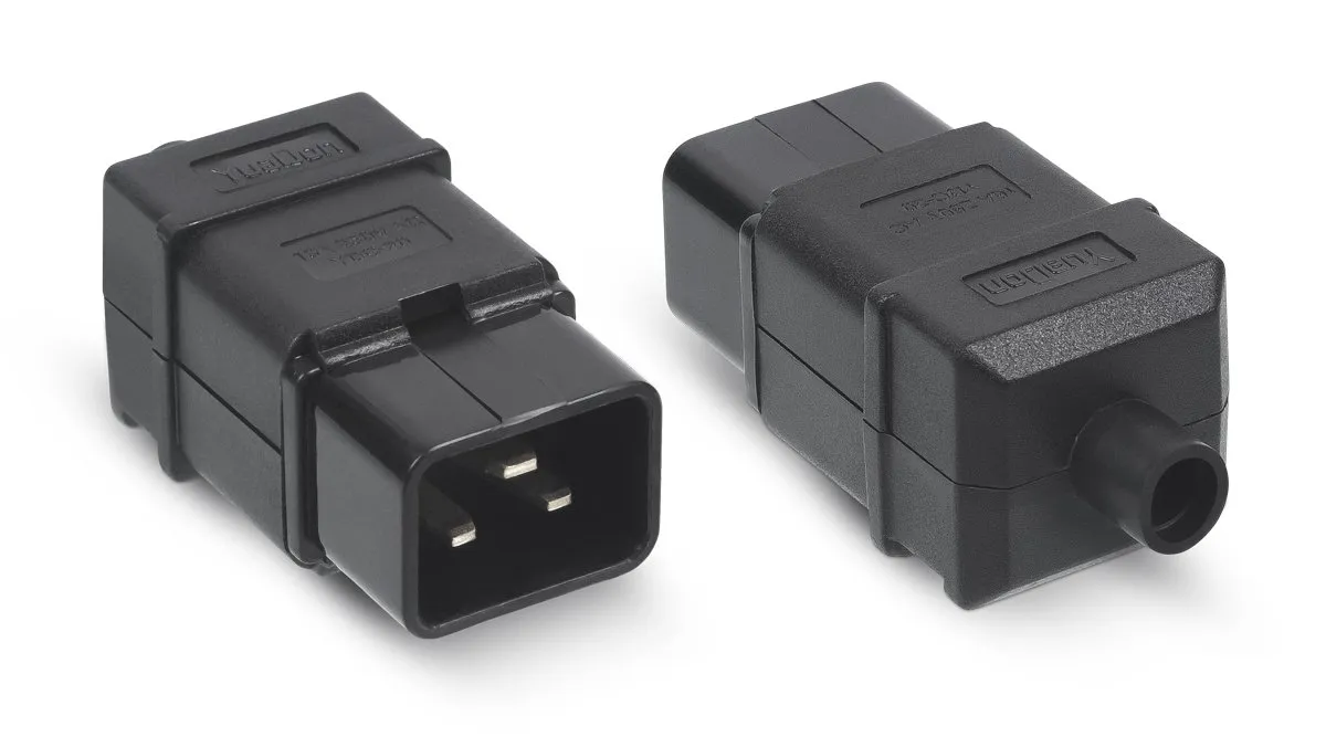 Вилка С20 Cabeus IEC-320-C20, разборная 16А