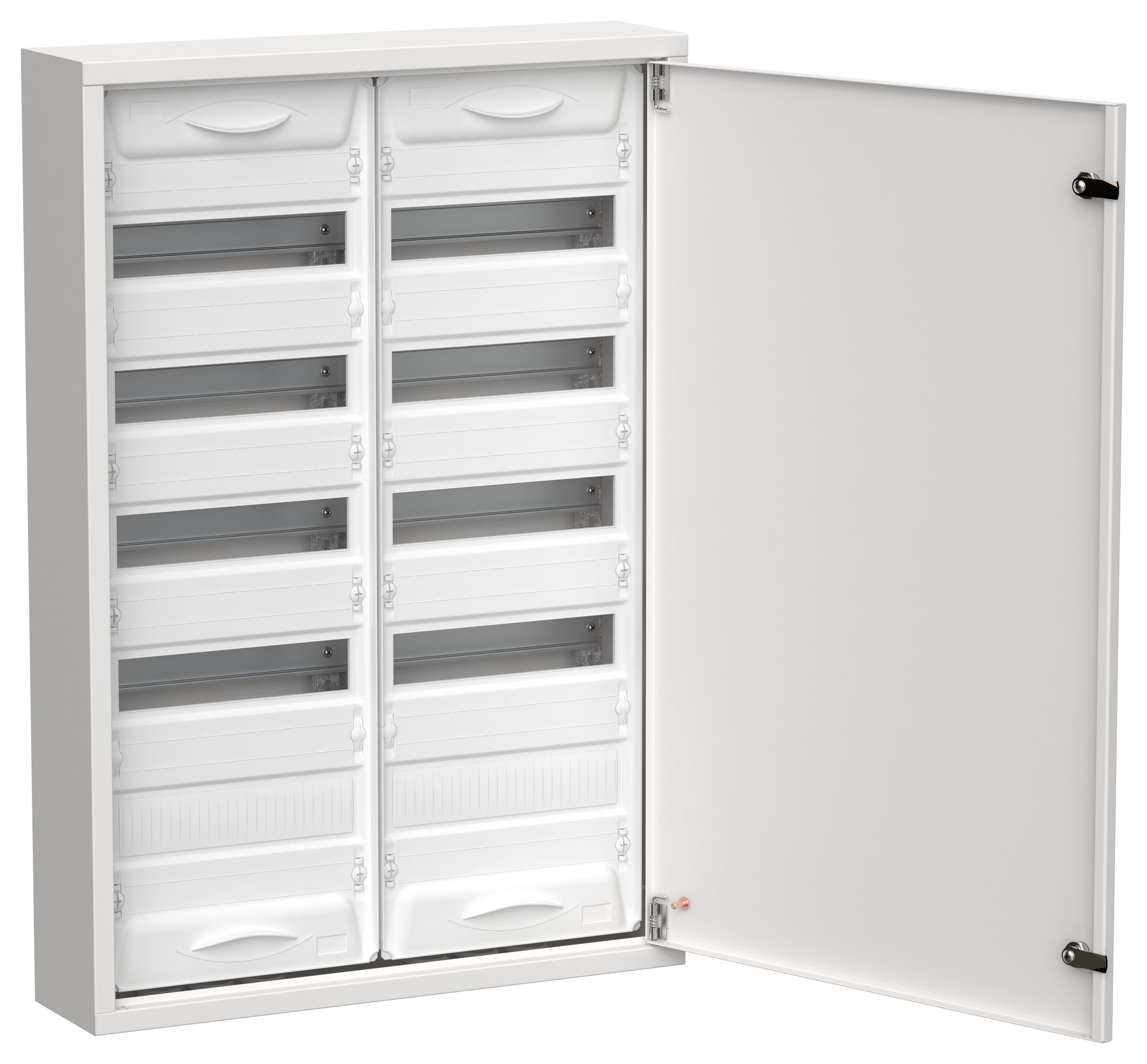 Корпус металлический ЩРн-120 (2х60) 835х570х140мм IP31 белый (одна дверь) TITAN 5