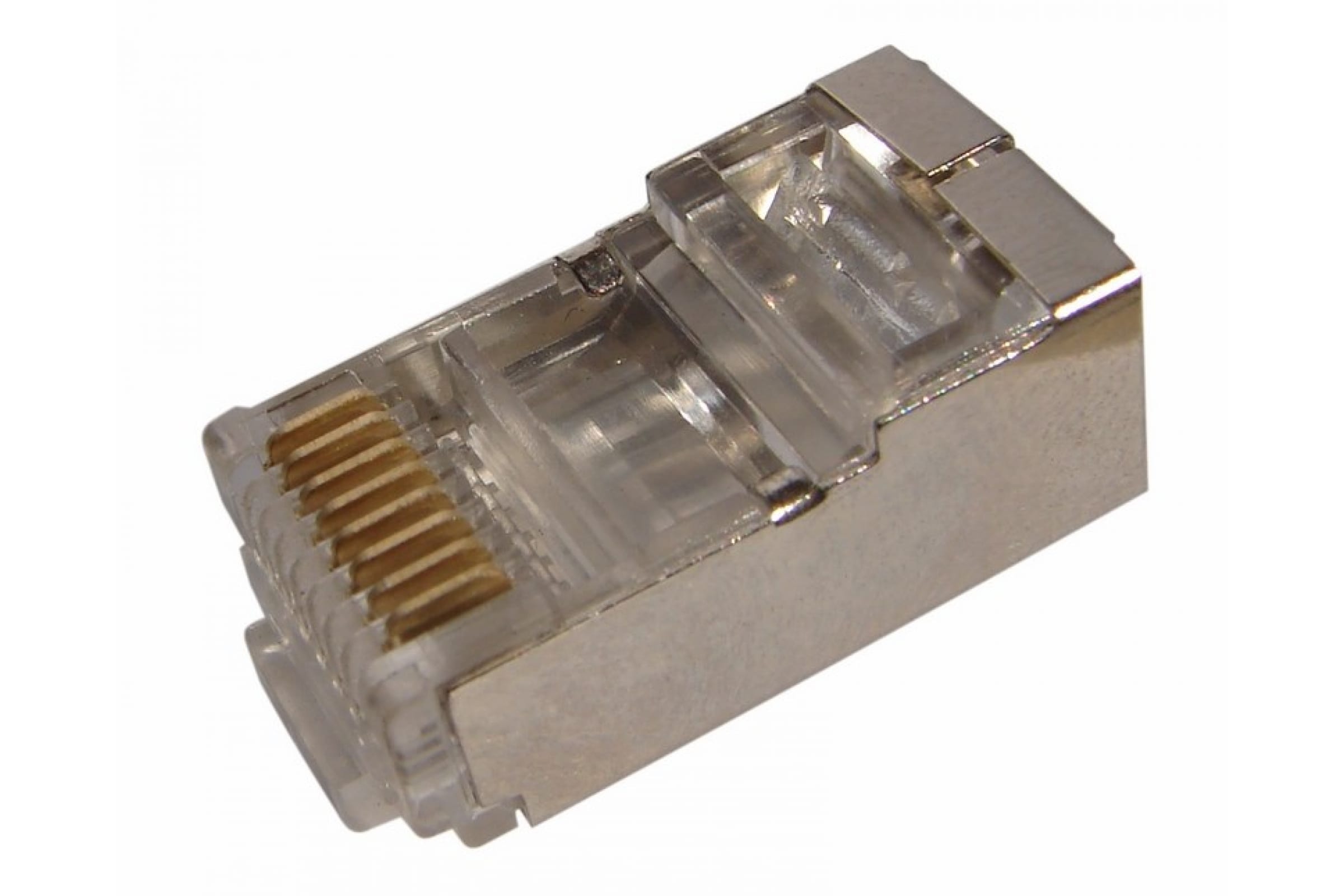 Джек RJ-45 8P8C CAT 5e (экран),