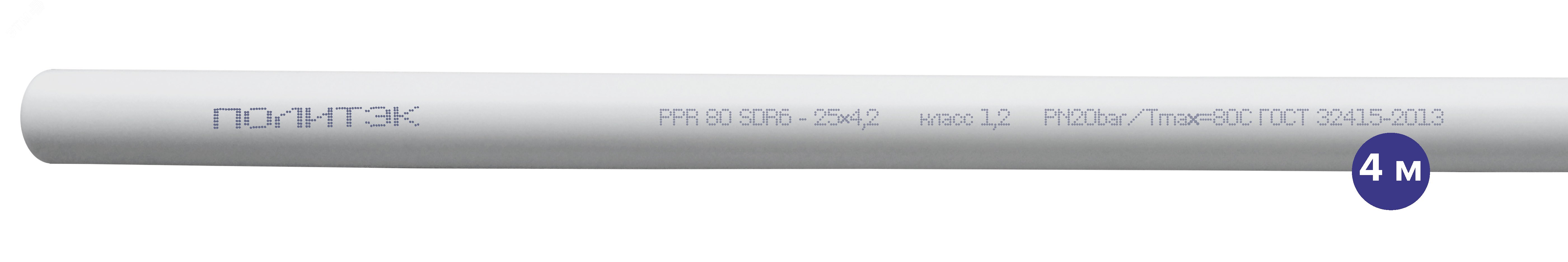 Труба полипропиленовая 25x4.2 SDR 6 PN 20 PPR белая, хлыст 4м