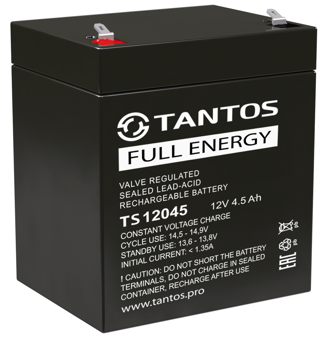 Аккумуляторная батарея Tantos TS 12045 | Аккумулятор 12В 4.5 А∙ч