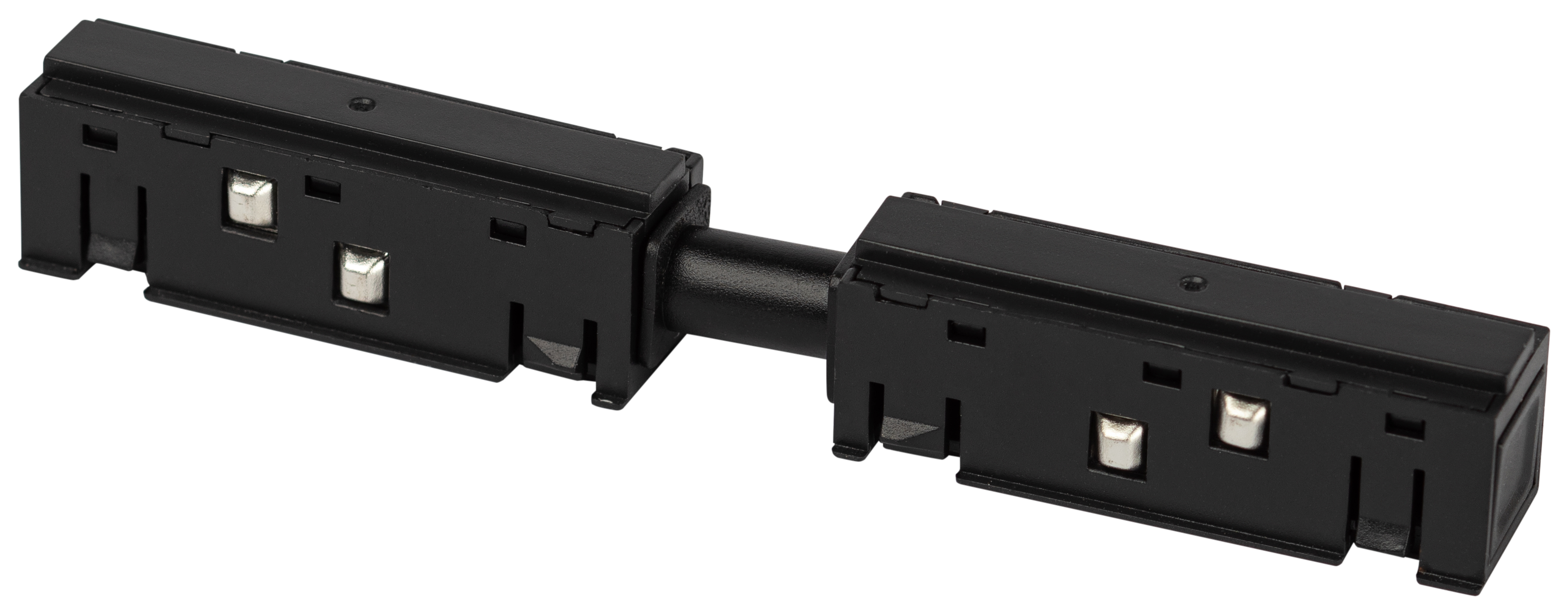 Коннектор питания прямой для магнитной трековой системы NOVA 48V TRM20-PCL-B черный