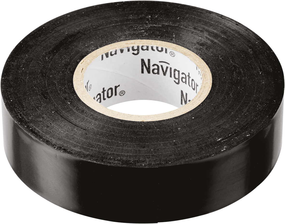 Изолента ПВХ черная 15мм 10м NIT-B15-10/BL