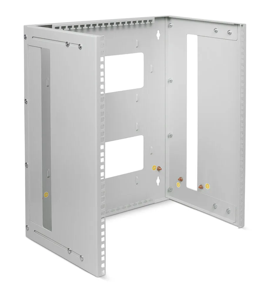 Кронштейн настенный 19" 12U Cabeus NC-12U, цвет серый