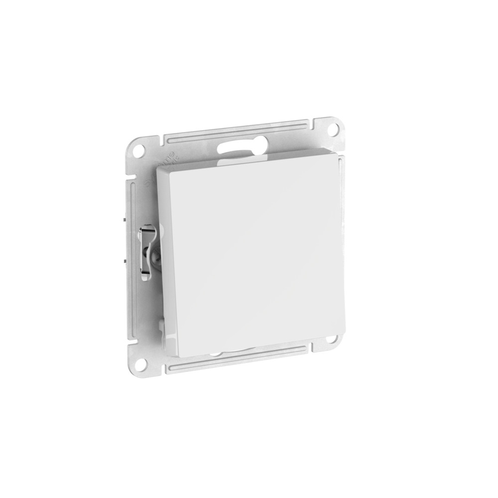 ATLASDESIGN AQUA 1-клавишный переключатель IP44, сх.6, 10АХ, быстрозажимные клеммы, белый